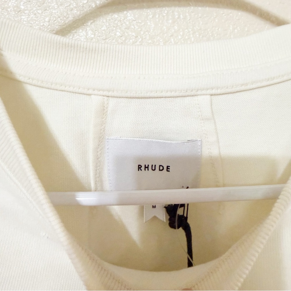 NWT RHUDE Premier Crew Tee in Vintage White Chateau Rhude Men’s T-Shirt M - Picture 10 of 14